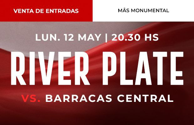Venta de entradas - River vs. Barracas Central (Apertura 2025)