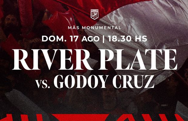 Venta de entradas - River vs. Godoy Cruz (Clausura 2025)