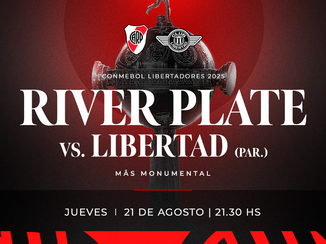 Venta de entradas - River vs. Libertad (CONMEBOL Libertadores 2025)